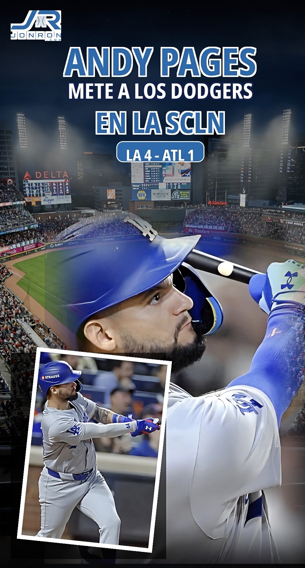 Andy Pages mete a los Dodgers en la SCLN al vencer 4x1 a los Bravos